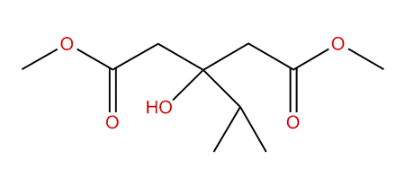 Dimethyl 3-hydroxy-3-isopropylpentanedioate